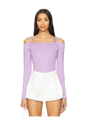 Amelie Teje Ribbon Long Sleeve in Lavender. Size M. Also in L.