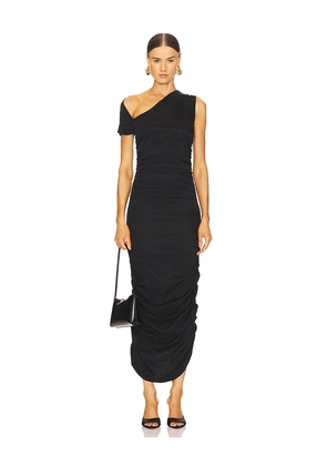 Amelie Teje Stasera Midi Dress in Black. Size XS. Also in M.