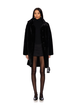 Apparis Blair Mid Length Coat in Black. Size M. Also in XS, S.