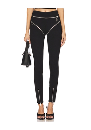 AREA Zipper Brief Legging in Black. Size XL. Also in L.