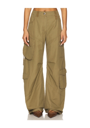 Camila Coelho Gigi Pant in Olive. Size S. Also in L, M.