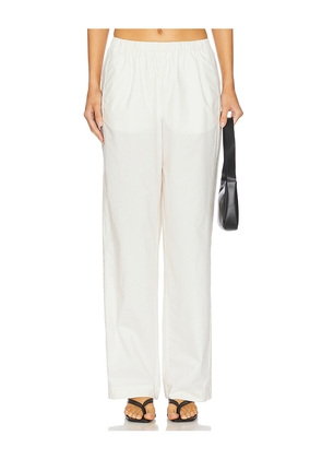 EAVES Kfir Pants in Ivory. Size M. Also in XS, S, L.