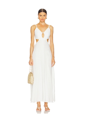 BOAMAR Joyful Long Dress in White. Size XL. Also in L.