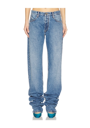 THE ATTICO Long Jeans in Blue. Size 25. Also in 29, 27, 26, 28.