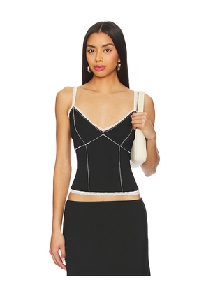 GUIZIO Low Rise Dainty Tank in Black. Size XL. Also in M, XXS.