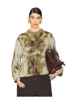 THE ATTICO Sweater in Green. Size 38. Also in 42, 44.