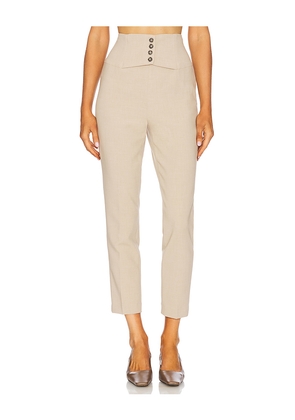 Bardot Corset Pant in Tan. Size 12. Also in 2, 6, 8, 10.