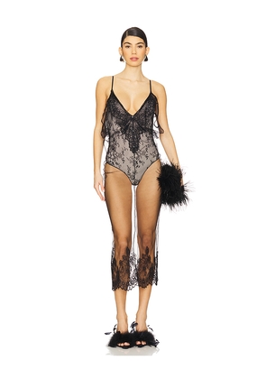 THE ATTICO Midi Dress in Black. Size 36. Also in 38, 44.