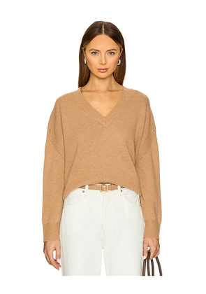 Brochu Walker James Sweater in Tan. Size XS. Also in S, L.