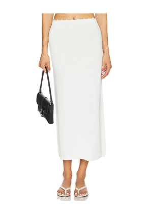 Amelie Teje Dalia Skirt in White. Size S. Also in XS, M, XL.