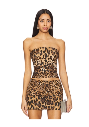 CULTNAKED Killa Bandeau Top in Brown. Size S. Also in L, M, XL, XS, XXL.