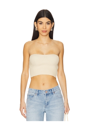 Abrand Nicky Bustier in Cream. Size S. Also in L, XL.