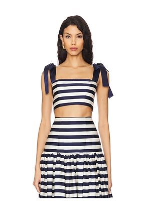 Bronx and Banco Quinn Striped Top in Navy & White in Navy. Size M. Also in L.