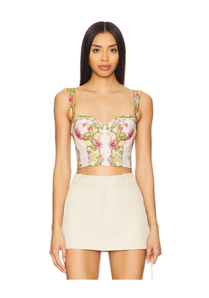 Agua Bendita x REVOLVE Lupe Bustier Top in Cream. Size S. Also in M.