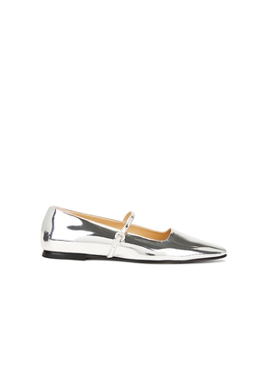 Dear Frances Mary Jane in Metallic Silver. Size 38. Also in 36.