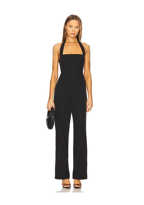 ALL THE WAYS Amalie Jumpsuit in Black. Size M. Also in L, S, XS.