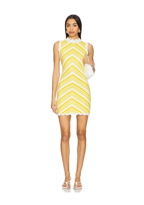 Capittana Isabella Mini Dress in Yellow. Size XS/S. Also in M/L.