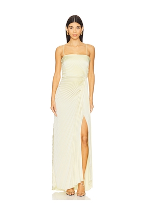 A.L.C. Layla Gown in Lemon. Size 10. Also in 0, 2, 4, 6, 8.