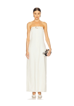 Courtney Zheng Eamon Trouser Dress in Ivory. Size M. Also in L.