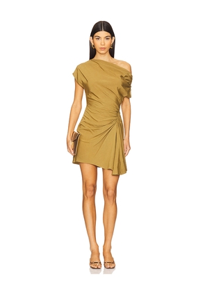 A.L.C. Poppy Dress in Olive. Size 2. Also in 0, 4.