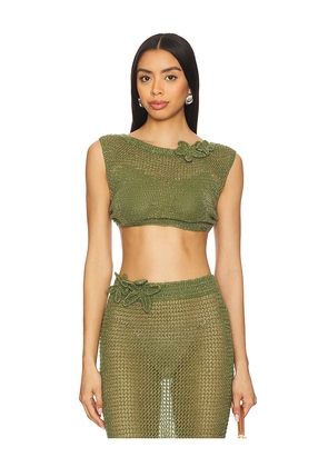 Bananhot Yoko Shirt in Army. Size XL. Also in XS/S.