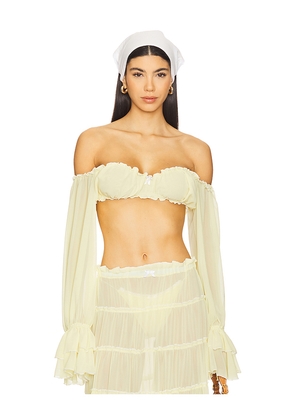 Bananhot Elma Shirt in Lemon. Size M. Also in L, S, XL, XS.