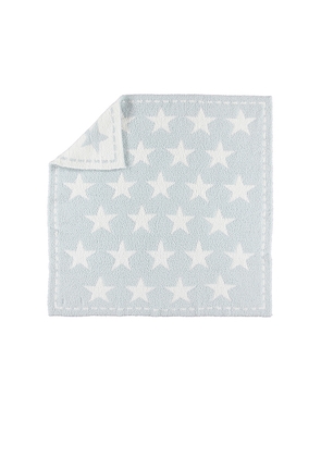 Barefoot Dreams Cozychic Dream Receiving Blanket in Baby Blue.