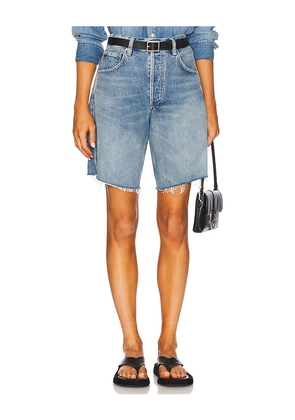 Citizens of Humanity Ayla Short in Blue. Size 25. Also in 27, 29, 30.