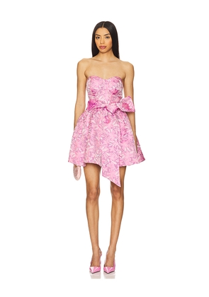ELLIATT Nadeen Aline Mini Dress in Pink. Size M. Also in L, S, XL.