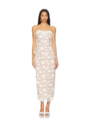 ELLIATT Bluebell Dress in Ivory. Size M. Also in S, XS.