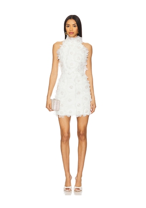 ELLIATT Cherry Blossom Mini Dress in Ivory. Size M. Also in XS.