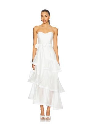 ELLIATT Kalani Maxi Dress in Ivory. Size M. Also in S, XS.