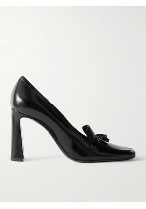 SAINT LAURENT - Chloé 90 Tasseled Leather Pumps - Black - EU 35,EU 37,EU 38,EU 39