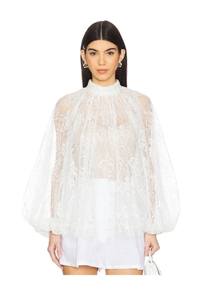 HEMANT AND NANDITA Boho Top With Cami in White. Size M. Also in L, S, XL, XS, XXS.