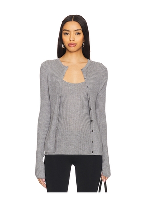 CLYQUE Marianna Cardigan in Grey. Size XS. Also in M.
