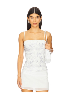 Elodie the Label Janae Cami Top in White. Size M. Also in L, S, XL.