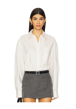 EAVES Kfir Shirt in Ivory. Size M. Also in L, XL, XS.