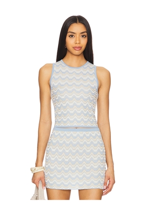 DEVON WINDSOR Lata Top in Baby Blue. Size M. Also in L, S, XS.