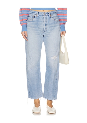 aligrace Vintage Relaxed Undone Jeans in Blue. Size 23. Also in 26, 27, 29, 30.