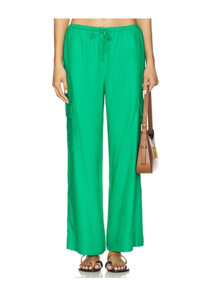 BEACH RIOT Amara Pant in Green. Size S. Also in L, XS.