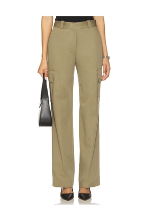 ANINE BING Dayton Cargo Pant in Olive. Size 0. Also in 2, 6, 8.