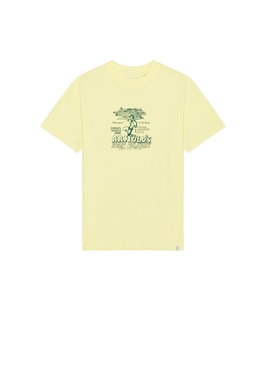 Critical Slide Arnie Tee in Yellow. Size M. Also in L.