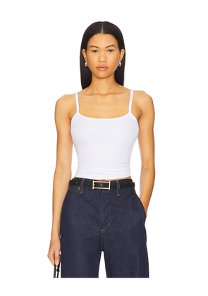 COTTON CITIZEN Verona Spaghetti Tank Top in White. Size L. Also in M.