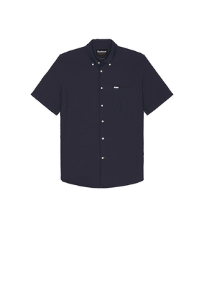 Barbour Longhall Seersucker Shirt in Blue. Size S. Also in M.