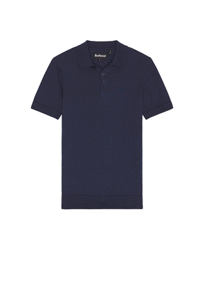Barbour Buston Knit Polo in Navy. Size S. Also in M.