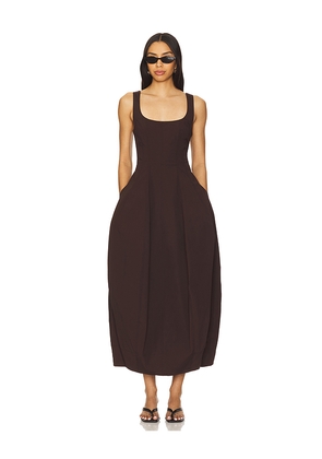 A.L.C. Veda Dress in Chocolate. Size 12. Also in 4, 0, 2.