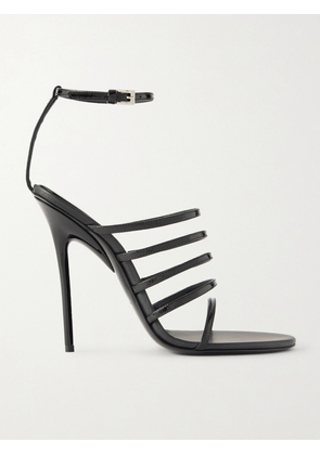 Alaïa - 110 Patent-leather Sandals - Black - IT36,IT37,IT38,IT39,IT40,IT41