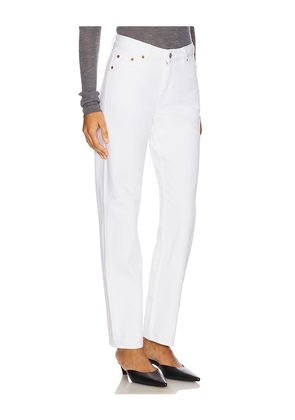 Dr. Denim Arch Straight Leg Jeans in White. Size 30. Also in 28.