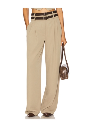 Camila Coelho Jila Pant in Beige,Tan. Size M. Also in S, XXS, XS.