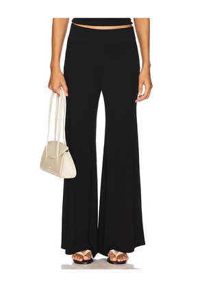 Enza Costa Silk Knit Bias Pant in Black. Size S. Also in L.